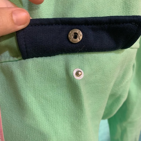 Mint and navy blue pullover with Anchors design - Picture 5 of 6